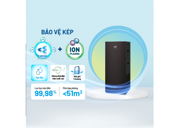 Máy lọc không khí tạo ẩm cao cấp MCK70ZVM7-T (Màu Nâu)